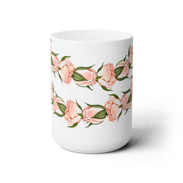 Rosebud Lei Ceramic Mug (15oz)