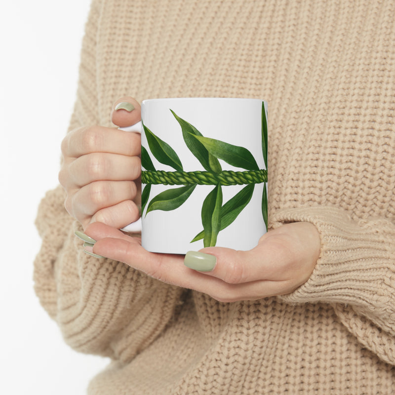 Ti-Leaf Strand Ceramic Mug (11oz)