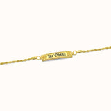 8mm Lokelani Heirloom ID Plate Bracelet