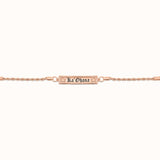 8mm Lokelani Heirloom ID Plate Bracelet