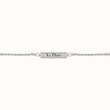8mm Lokelani Heirloom ID Plate Bracelet