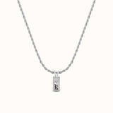 8mm Mini Lokelani Heirloom Initial Necklace