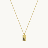 8mm Mini Pu’uwai Heirloom Initial Necklace