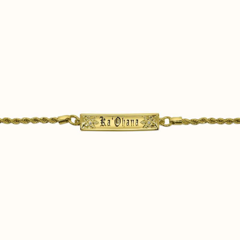 8mm Pu’uwai Heirloom ID Plate Bracelet