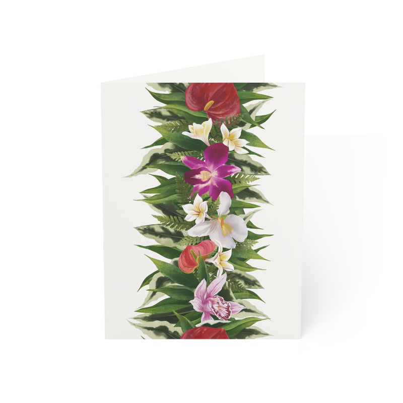 Blank Haku Lei Greeting Card