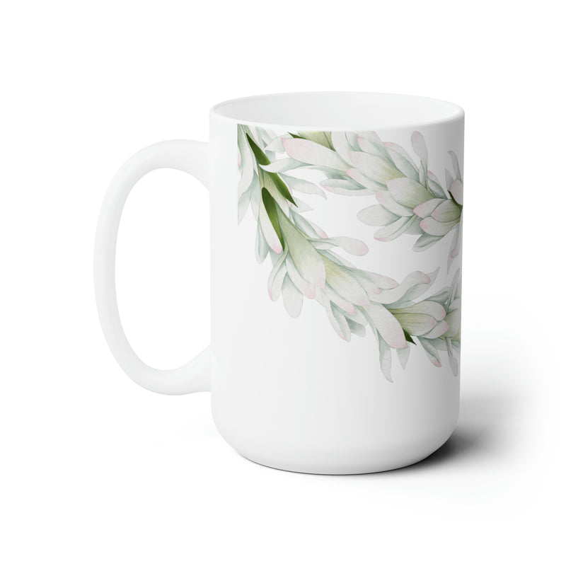 Tuberose Lei Ceramic Mug (15oz)