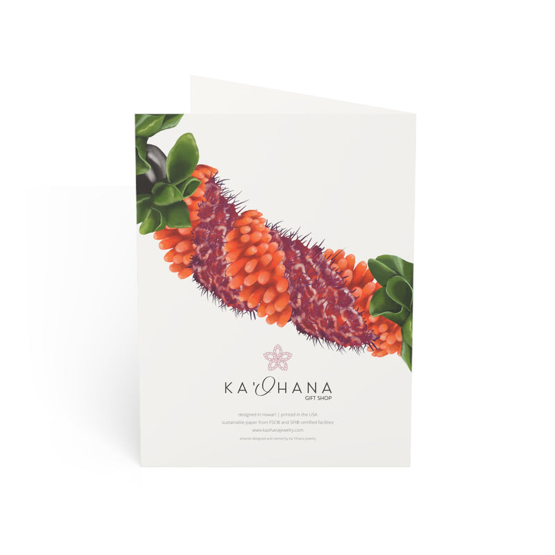 Cigar Lei Greeting Card