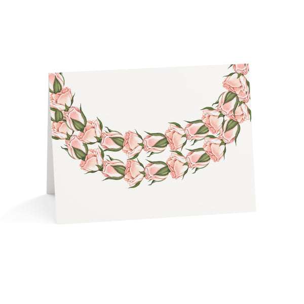 Rosebud Lei Greeting Card