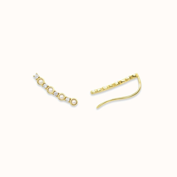 Mini Pearl + CZ Long Ear Climber