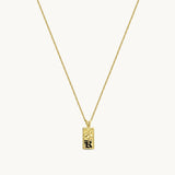 8mm Mini Pu'uwai Heirloom Initial Necklace