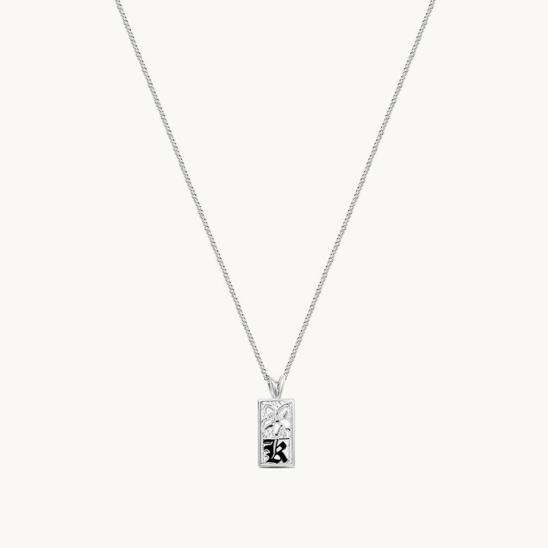 8mm Mini Pu'uwai Heirloom Initial Necklace