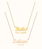 Inoa Personalized Cutout Necklace