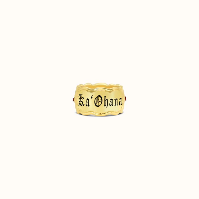 12mm Hau’oli Heirloom Birthstone Ring