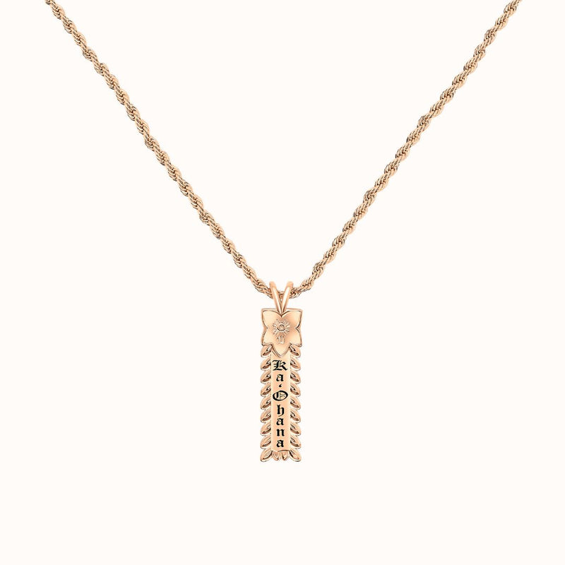 Ke'ala Heirloom Vertical Plate Necklace