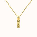 Ke'ala Heirloom Vertical Plate Necklace