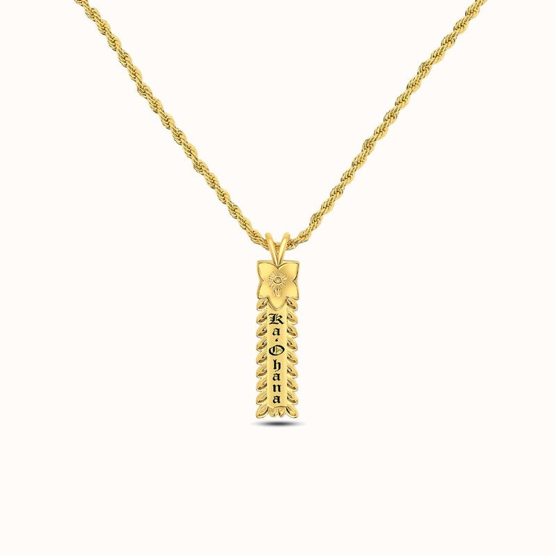 Ke'ala Heirloom Vertical Plate Necklace