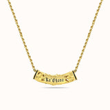 U'ilani Heirloom Personalized Barrel Slider Necklace