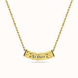 U'ilani Heirloom Personalized Barrel Slider Necklace