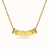 U'ilani Heirloom Personalized Barrel Slider Necklace