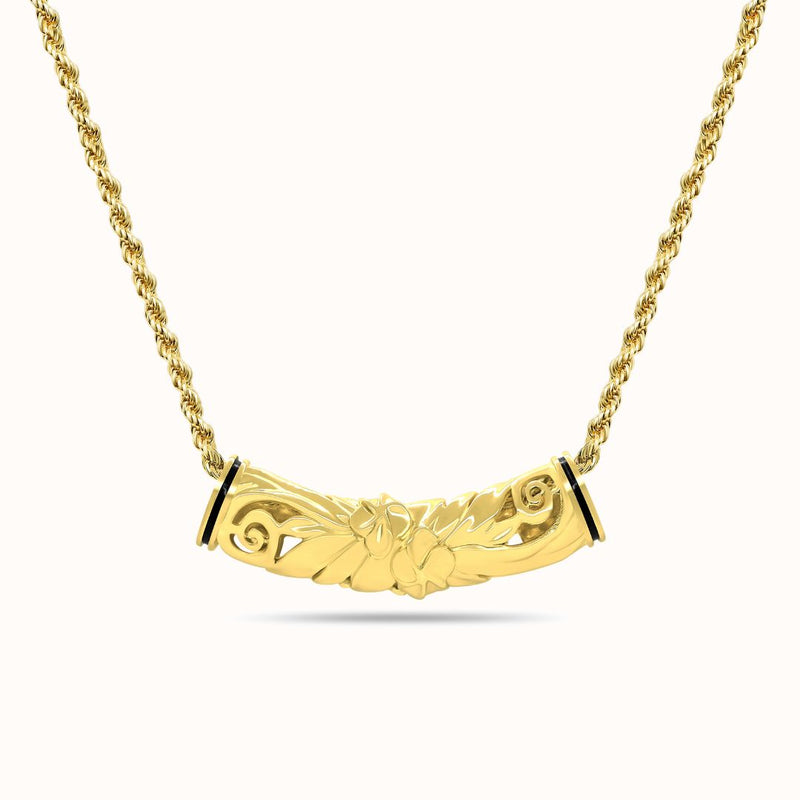 U'ilani Heirloom Personalized Barrel Slider Necklace