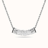 U'ilani Heirloom Personalized Barrel Slider Necklace