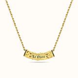 U’ilani Heirloom Personalized Barrel Slider Necklace