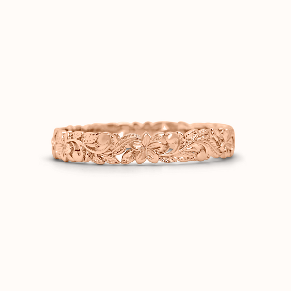 Alaka'i Heirloom Cutout Bangle (18k Rose Gold Filled)