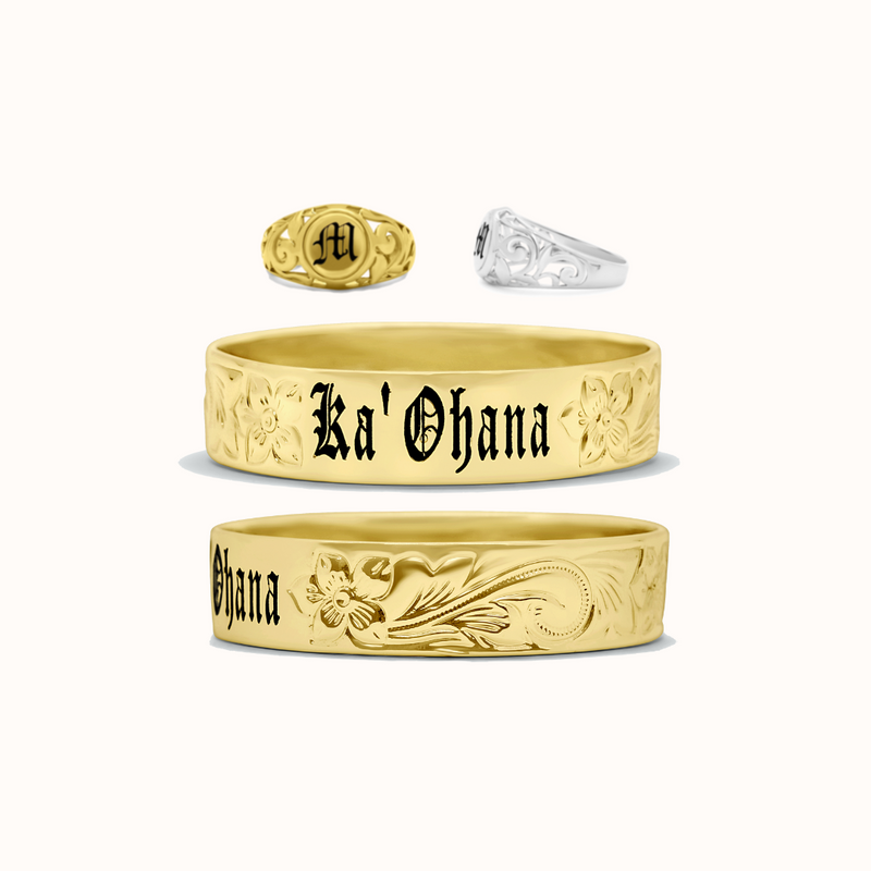 2-Piece Personalized Bundle | 15% Off (Bangle + Ring)