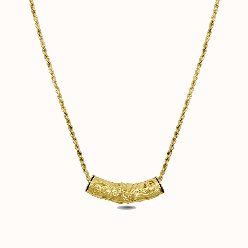 U'ilani Heirloom Barrel Slider Necklace