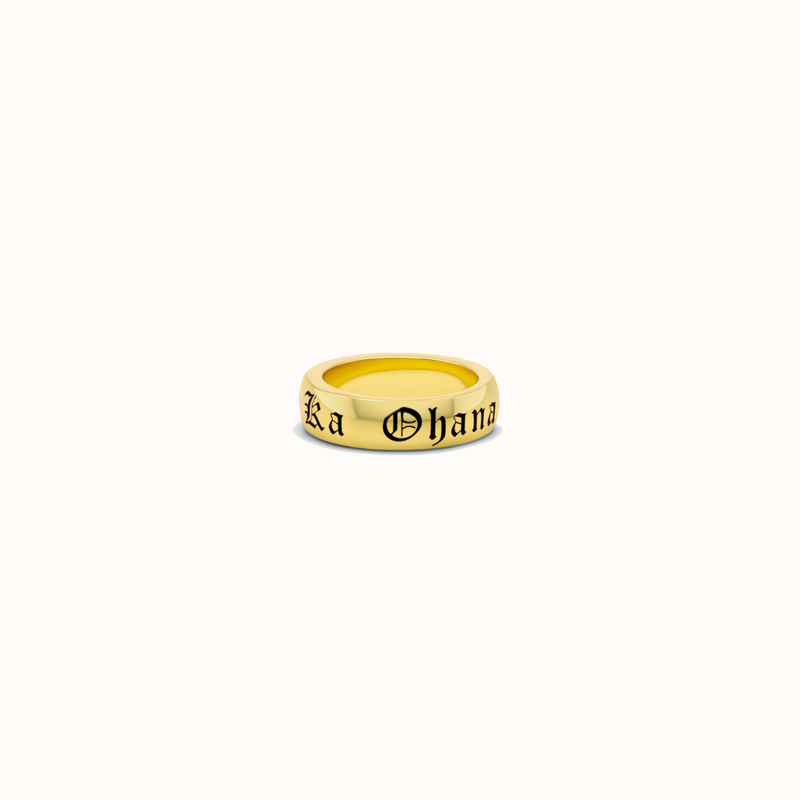 6mm Ho'omaka Personalized Ring