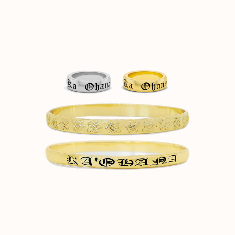 2-Piece Personalized Bundle | 15% Off (Bangle + Ring)