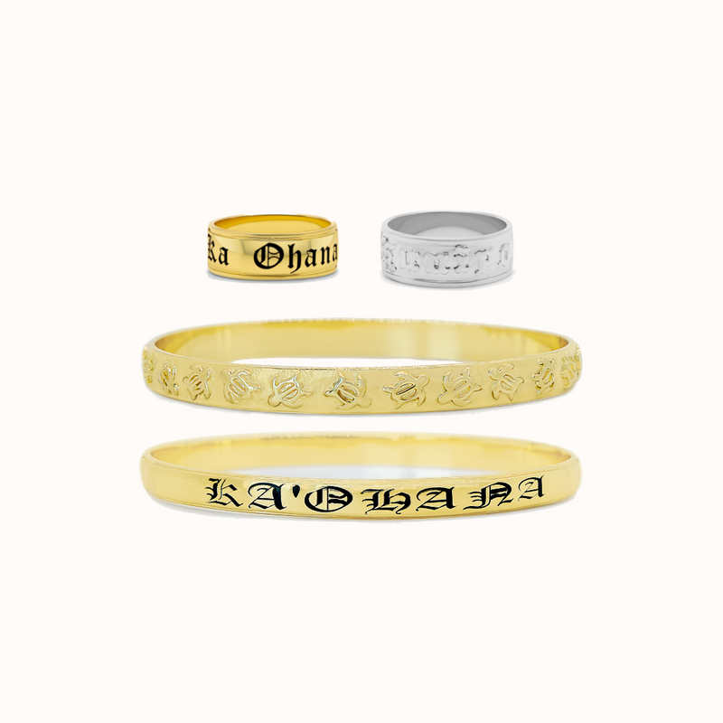 2-Piece Personalized Bundle | 15% Off (Bangle + Ring)