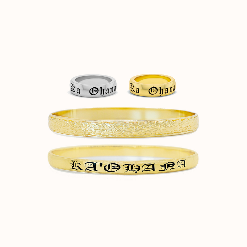 2-Piece Personalized Bundle | 15% Off (Bangle + Ring)