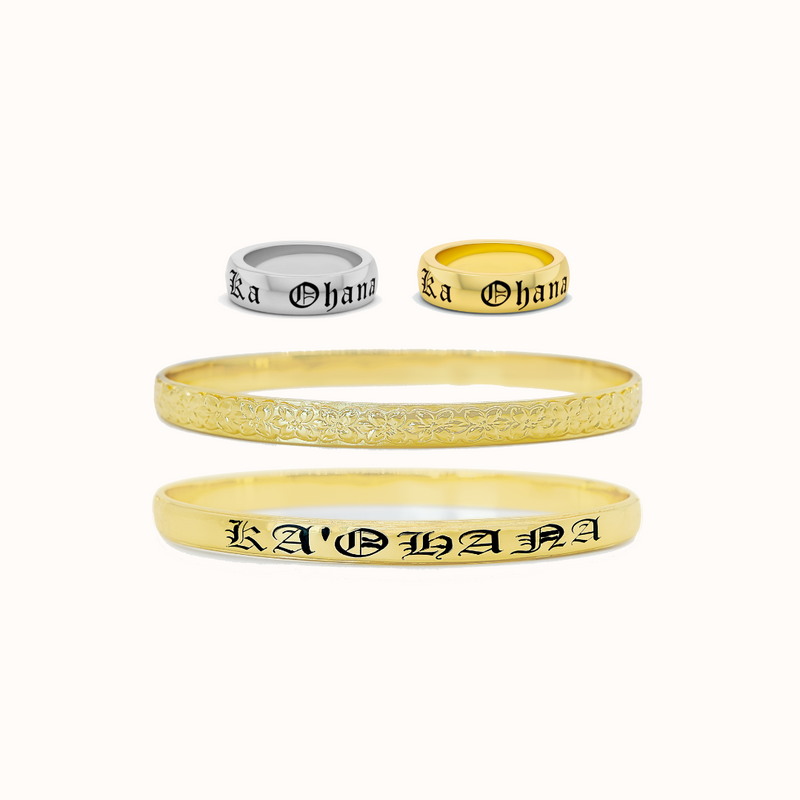 2-Piece Personalized Bundle | 15% Off (Bangle + Ring)