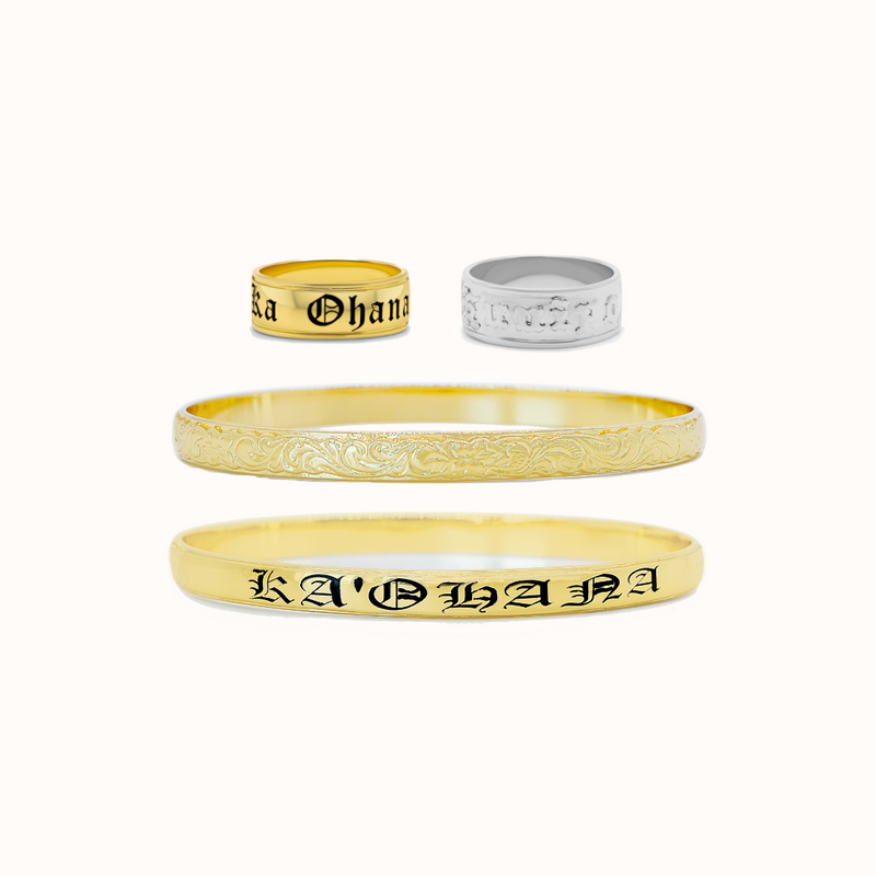 2-Piece Personalized Bundle | 15% Off (Bangle + Ring)