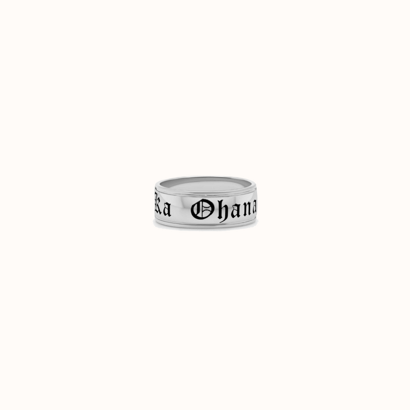 8mm Ku uipo Personalized Ring Ka Ohana Jewelry