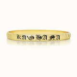Ho'omana'o Heirloom Personalized Oval Bangle [8"+]