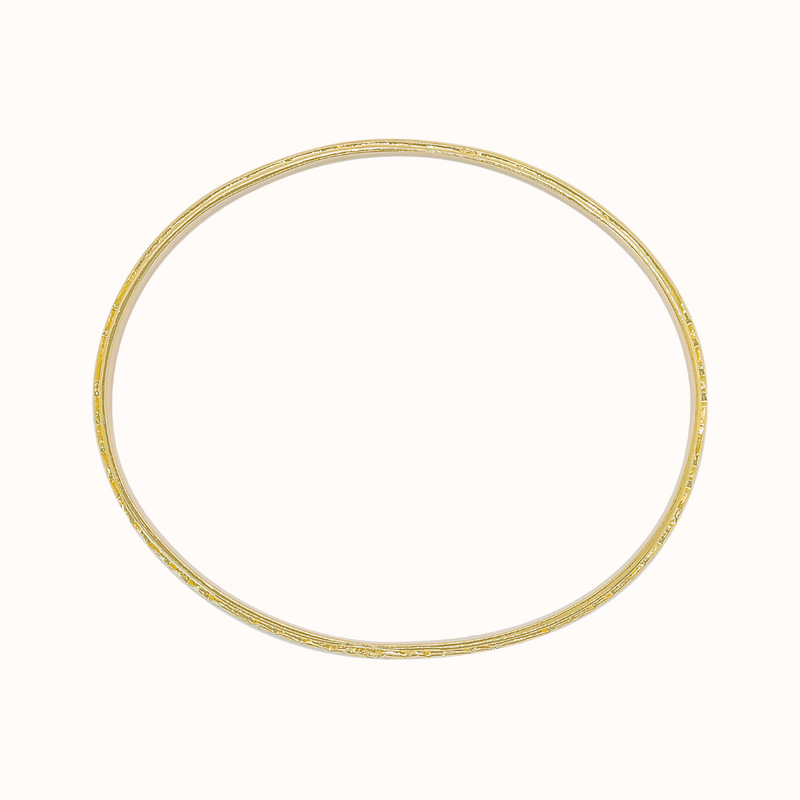 Ho'omana'o Heirloom Personalized Oval Bangle [8"+]