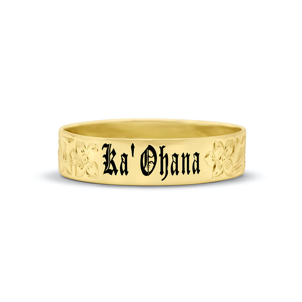 Hali a Heirloom Personalized Bangle Ka Ohana Jewelry