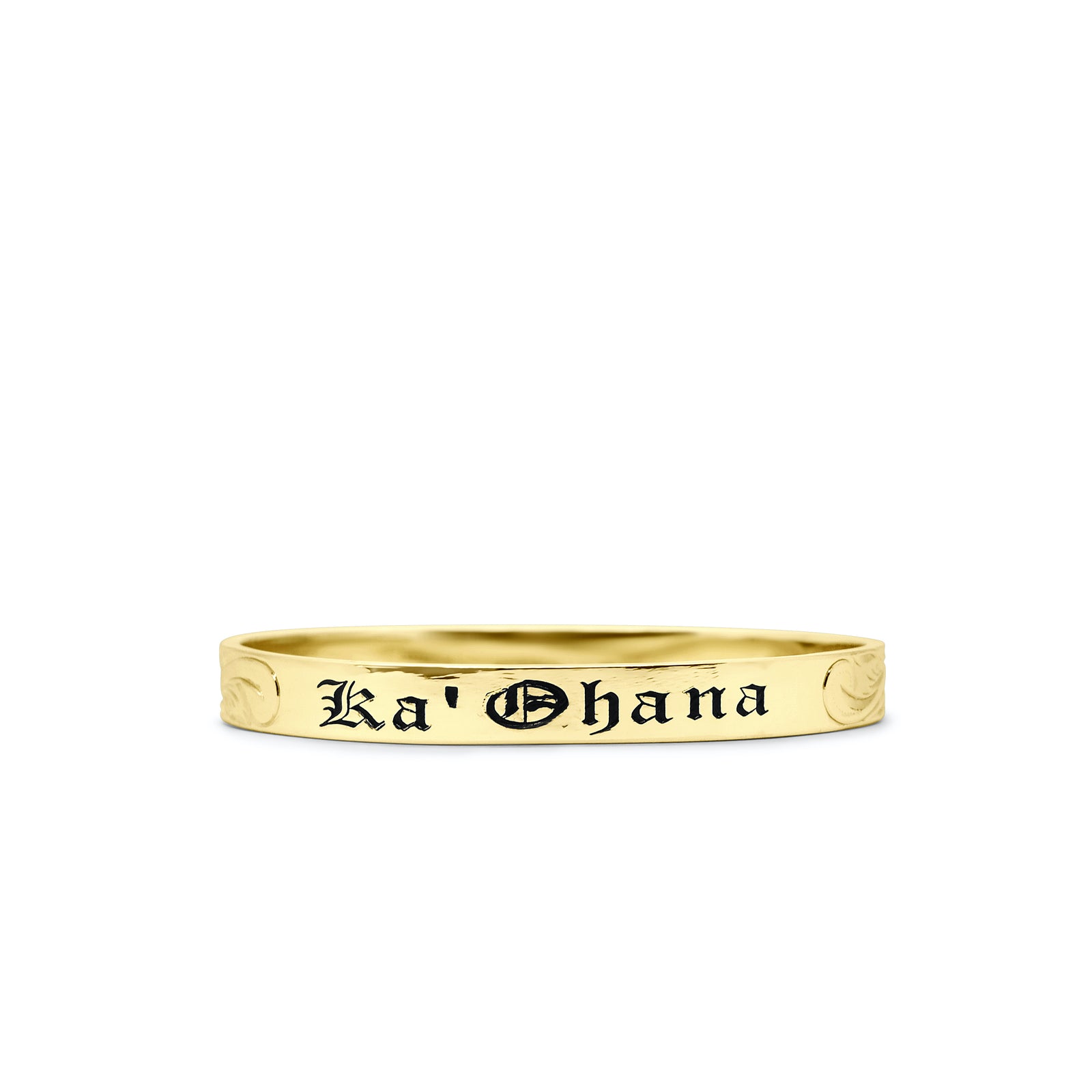 Hali'a Heirloom Personalized Bangle – Ka Ohana Jewelry