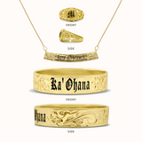 Ka 'Ohana Personalized Welcome Offer (1 Bangle, 1 Necklace, 1 Ring) [Read Description]