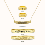 Ka 'Ohana Personalized Welcome Offer (1 Bangle, 1 Necklace, 1 Ring) [Read Description]