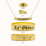 Ka 'Ohana Personalized Welcome Offer (1 Bangle, 1 Necklace, 1 Ring) [Read Description]