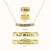 Ka 'Ohana Personalized Welcome Offer (1 Bangle, 1 Necklace, 1 Ring) [Read Description]