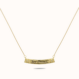 8mm Pu'uwai Heirloom Personalized Plate Necklace